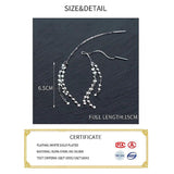 Bohemia 3mm Heart Tassel Dangle Earrings For Women