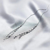 Bohemia 3mm Heart Tassel Dangle Earrings For Women