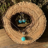Natural Amazonite Earrings 925 Sterling Silver for Women Gift