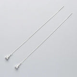 925 Sterling Silver Tassel Tower Dangle Drop Earrings For Women