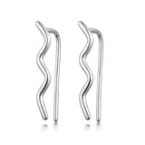 RORU 925 Gem Shape Zircon Ear Studs for Women Earrings