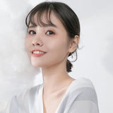 925 Silver Crystal Drop Earrings for Women Swing Dangle Jewelry