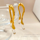 925 Silver Front Back Stick Dangle Earrings Teardrop Women Girl Gift