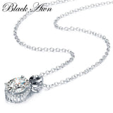 925 Silver Pineapple Necklace for Women Jewelry