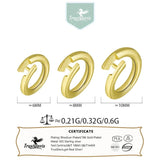 TrustDavis 925 Silver Round Pattern DIY Jewelry