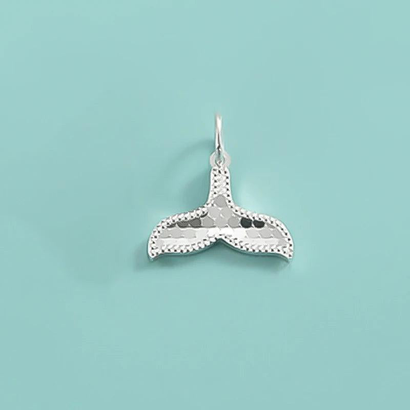 Davis 925 Silver Tail Pendant for DIY Jewelry DZ1267
