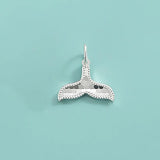 Davis 925 Silver Tail Pendant for DIY Jewelry DZ1267