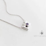 925 Silver Mini Camera Clavicle Chain Necklace for Women