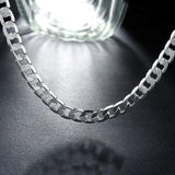 925 Stamp Silver Classic 8MM Necklace for Men Women