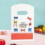 50Pc Small Jewelry Bag Pattern Plastic Bag Earrings Hair Card Gift Bag