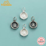 Davis 925 Sterling Silver Rotundity Pendant for Jewelry DIY