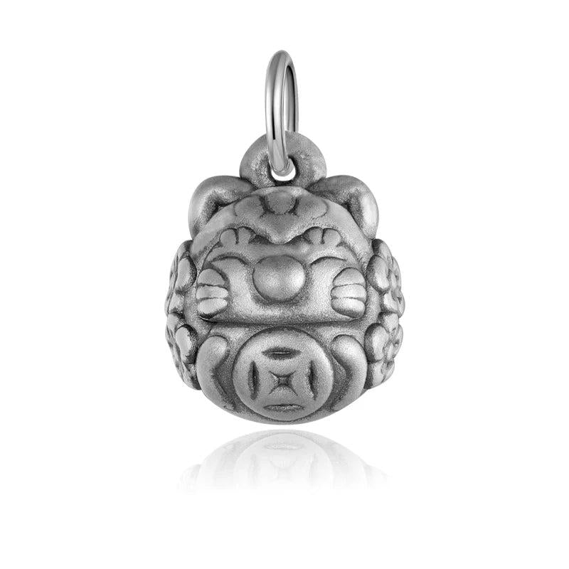 925 Silver Unique Cat Charm Pendant for Kids DIY Jewelry