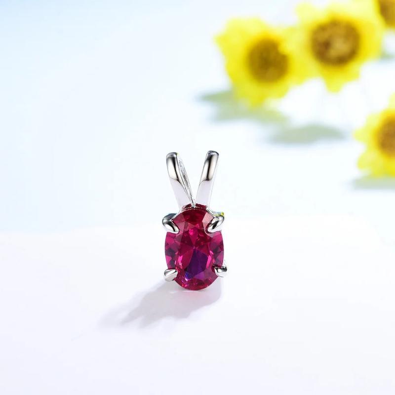 Gemstone Pendant 925 Sterling Silver Engagement Party Gift