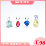 Gemstone Pendant 925 Sterling Silver Engagement Party Gift