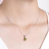 Gemstone Pendant 925 Sterling Silver Engagement Party Gift