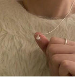 Vintage Love Heart Pendant Necklace for Women