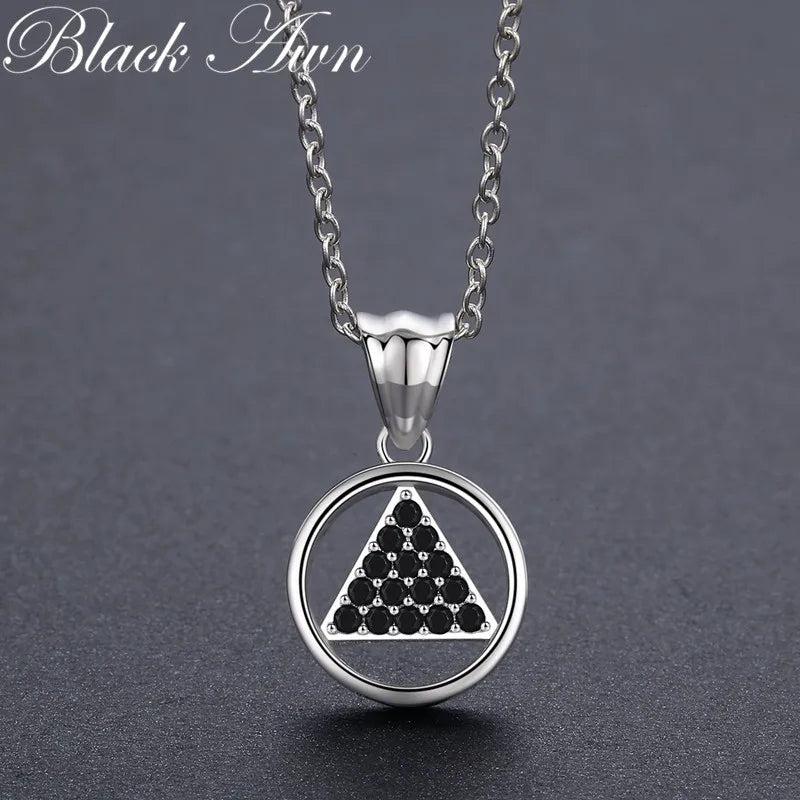 925 Silver Engagement Necklaces for Women P188