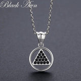 925 Silver Engagement Necklaces for Women P188