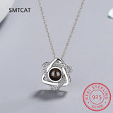 Romantic Love Projection Necklace Wedding Magen David Necklace