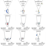 925 Silver Women's Necklace Wedding Party Jewelry