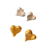 925 Silver Irregular Heart Earrings Women Sweet Temperament Wedding Gift