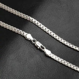 925 Sterling Silver Necklace Chain 20-60cm Wedding Jewelry