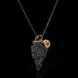 Irregular Triangle Zircon Pendant Necklace for Women