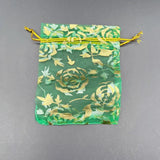 100pcs 7x9 9x12 Organza Bags Rose Gift Pouches Wedding Jewelry Storage