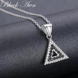 Arrive Classic 925 Silver Triangle Necklace for Women P194