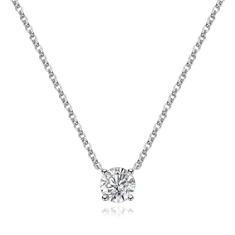 D-color Pendant Necklace 925 Sterling Silver Engagement Wedding