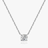 D-color Pendant Necklace 925 Sterling Silver Engagement Wedding