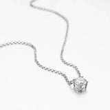 D-color Pendant Necklace 925 Sterling Silver Engagement Wedding