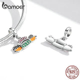 925 Sterling Silver Friends Series Pendant Beads for Bracelet Bangle