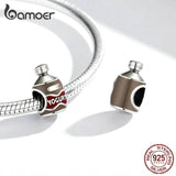 925 Sterling Silver Friends Series Pendant Beads for Bracelet Bangle