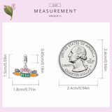 925 Sterling Silver Friends Series Pendant Beads for Bracelet Bangle