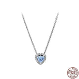 925 Silver Heart Series Jewelry Set - Necklace, Ring, Earrings