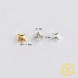 925 Sterling Silver Star Charm Spacer Beads for Jewelry Making