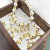 925 Sterling Silver Star Charm Spacer Beads for Jewelry Making