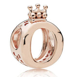 Rose Pave Open My Heart Clip Charm 925 Sterling Silver Beads