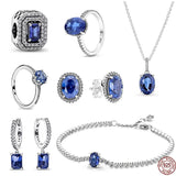 925 Sterling Silver Zircon Jewelry Set Gift