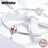 925 Silver Red Heart Fish Ladybug Charms Pendants DIY Jewelry Making