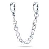 925 Silver Bracelet Safety Chain