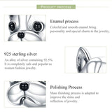 925 Silver Loyal Partners French Bulldog Bead for Charm Bracelets