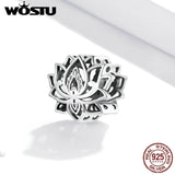 Lotus Flower Charms 925 Silver DIY Bracelet FIC1724