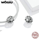 Lotus Flower Charms 925 Silver DIY Bracelet FIC1724