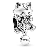 925 Silver Sparkling Monkey Rabbit Sheep Baby Boy Girl Bear Unicorn Beads
