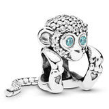 925 Silver Sparkling Monkey Rabbit Sheep Baby Boy Girl Bear Unicorn Beads