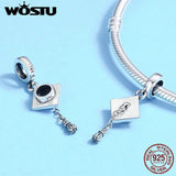 925 Silver Graduation Tassel Cap Pendant Charm for Bracelet