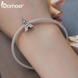 925 Silver Eiffel Tower Beads Charms for Bracelet DIY