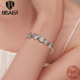 925 Silver Family Charm Bead Pendant, Mother's Gift